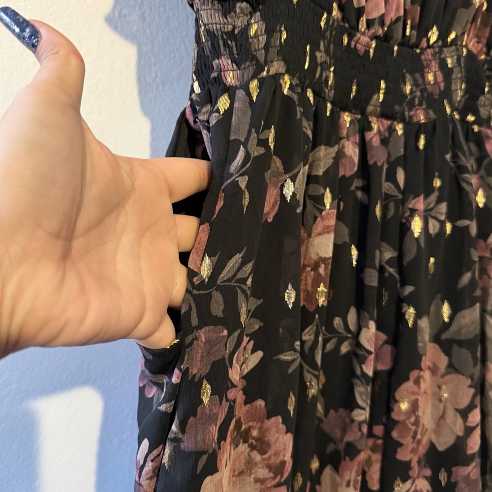 Torrid Floral Black Dress - Picture 15 of 15